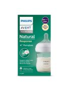 Avent SCY930/01 Natural Response üvegből készült cumisüveg, 120 ml, 0 hó+