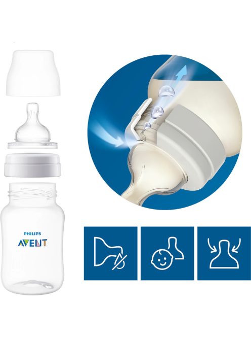Philips AVENT SCY100/01 Cumisüveg Anti-colic 125ml - 0hó+