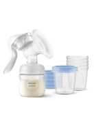 Philips AVENT Kézi mellszívó, ajándék 5db VIA 180 ml-es pohárral