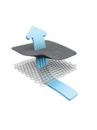 AEROMOOV Autósülésbetét 9-18 kg - Lilac