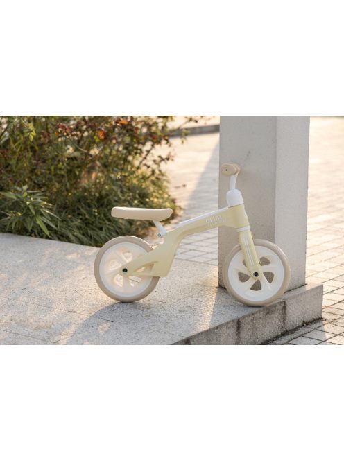 QPLAY futóbicikli Tech Cream, kor 2-4 év, 30 kg-ig