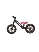 QPLAY futóbicikli Racer air (Titanium) Black/Red 3 - 6 éves korig, 30 kg-ig