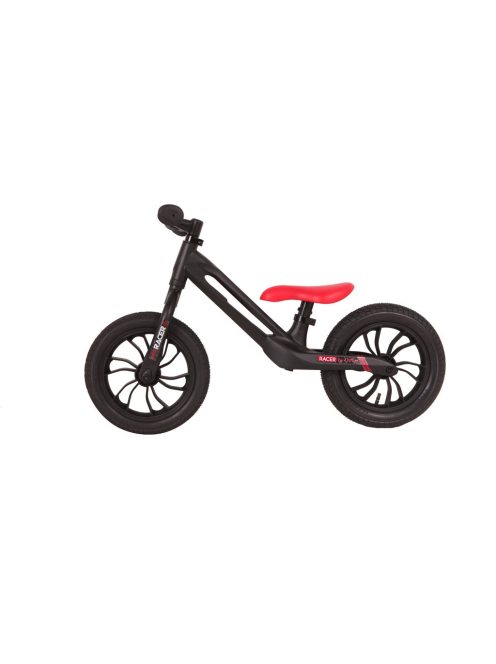 QPLAY futóbicikli Racer air (Titanium) Black/Red 3 - 6 éves korig, 30 kg-ig