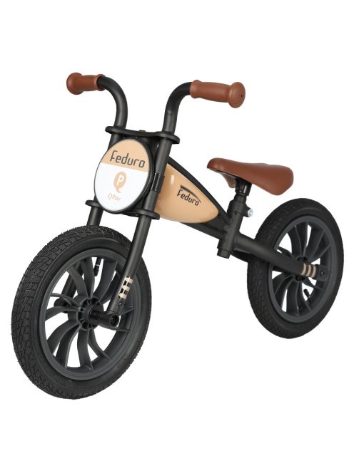 QPLAY futóbicikli Feduro Beige, kor 3-6 év