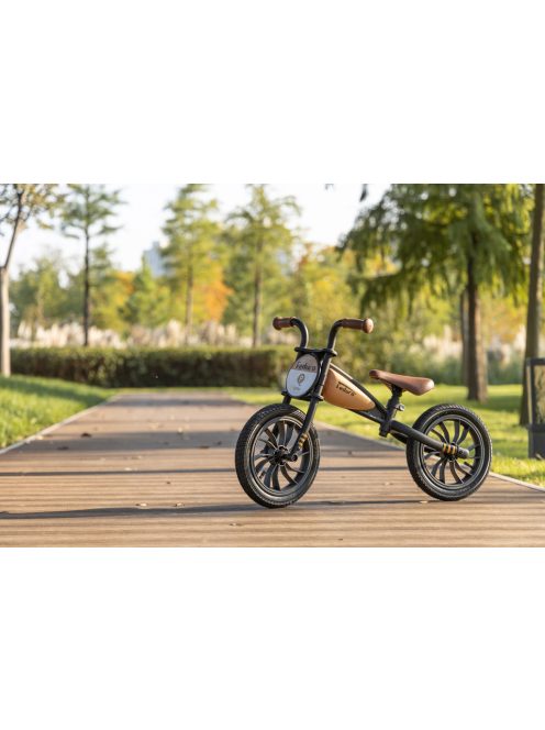 QPLAY futóbicikli Feduro Beige, kor 3-6 év