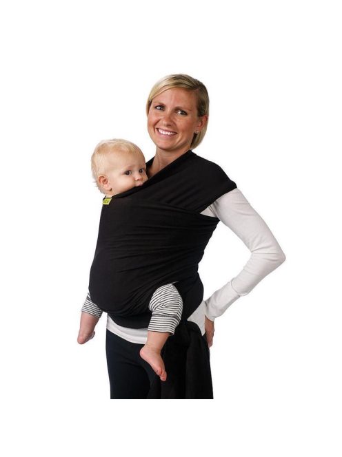Boba Babahordozó/kendő, Wrap, Black