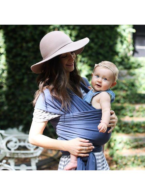 Boba Babahordozó/kendő, Wrap, Vintage Blue