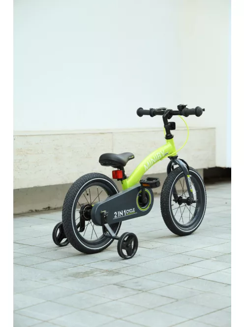 QPLAY Miniby 3in1 kerékpár 2-8 év - Green