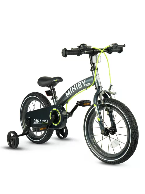 QPLAY Miniby 3in1 kerékpár 2-8 év - Grey