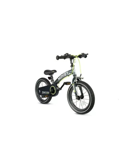 QPLAY Miniby 3in1 kerékpár 2-8 év - Grey