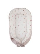EKO Babafészek pamut Velvet 90x60cm - Beige Meadow