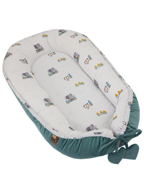 EKO Babafészek pamut Velvet 90x60cm - Cars