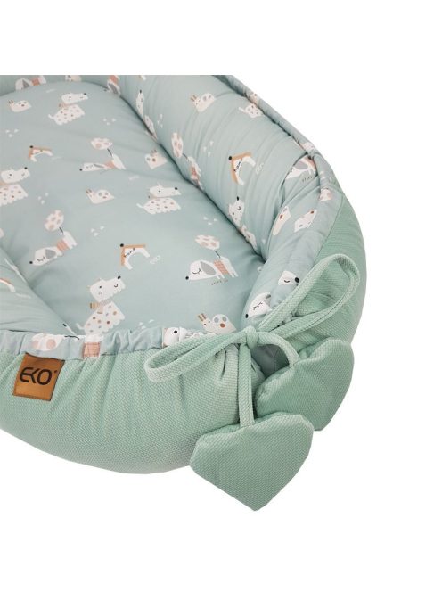 EKO Babafészek Velvet Dogs 90x60 cm - Mint