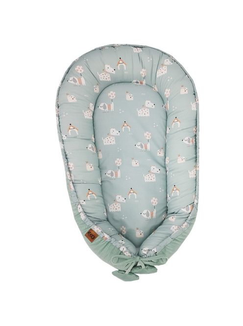 EKO Babafészek Velvet Dogs 90x60 cm - Mint