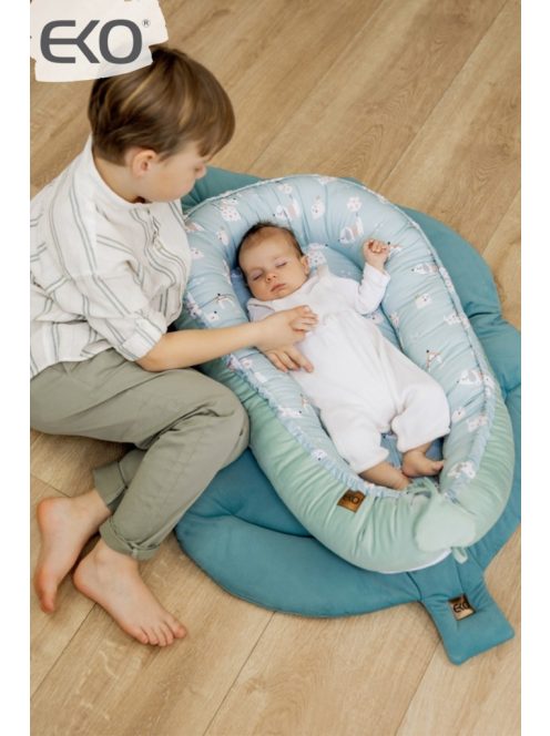 EKO Babafészek Velvet Dogs 90x60 cm - Mint