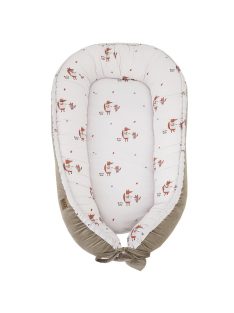 EKO Babafészek pamut Velvet 90x60cm - Fox