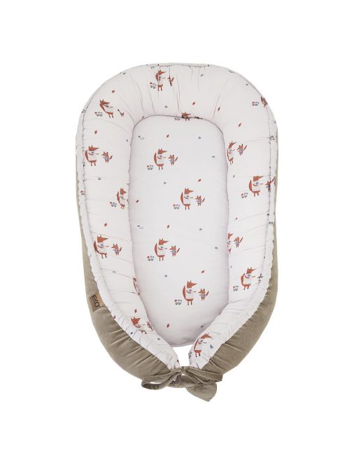 EKO Babafészek pamut Velvet 90x60cm - Fox