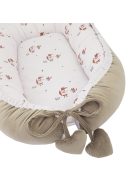 EKO Babafészek pamut Velvet 90x60cm - Fox