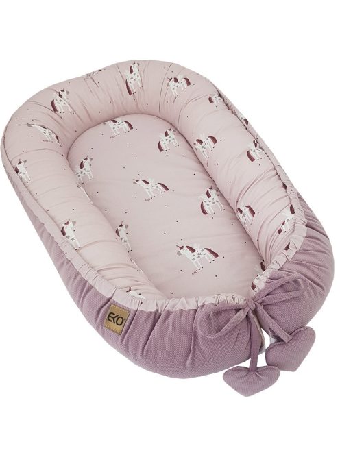 EKO Babafészek pamut Velvet 90x60cm - Unicorn 