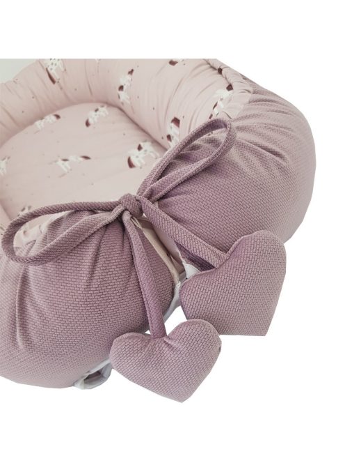 EKO Babafészek pamut Velvet 90x60cm - Unicorn 