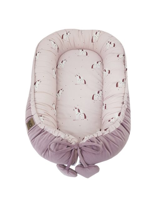 EKO Babafészek pamut Velvet 90x60cm - Unicorn 