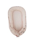 EKO Bölcső kétoldalas pamut 90x60 cm - My farm Stars Powder pink
