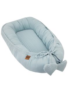 EKO Babafészek muszlinból 90x60 cm - Blue 