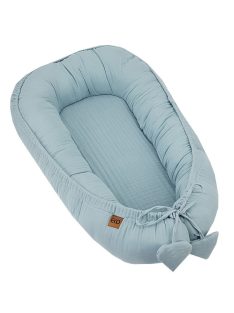 EKO Babafészek muszlinból 90x60 cm - Blue 