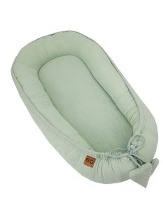 EKO Babafészek muszlinból 90x60 cm - Mentol