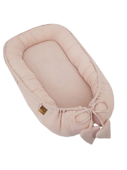 EKO Babafészek muszlin 90x60 cm - Powder pink