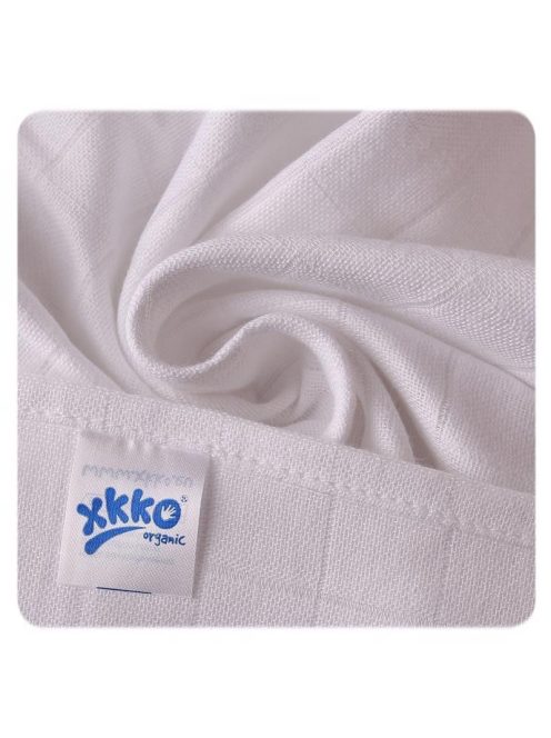 KIKKO Pelenkák gyermek BIOpamutból Régi idők 70x70 cm, fehér 5 db