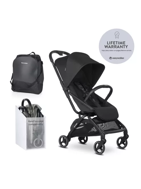 EASYWALKER Sport babakocsi Rockey S Pure Black