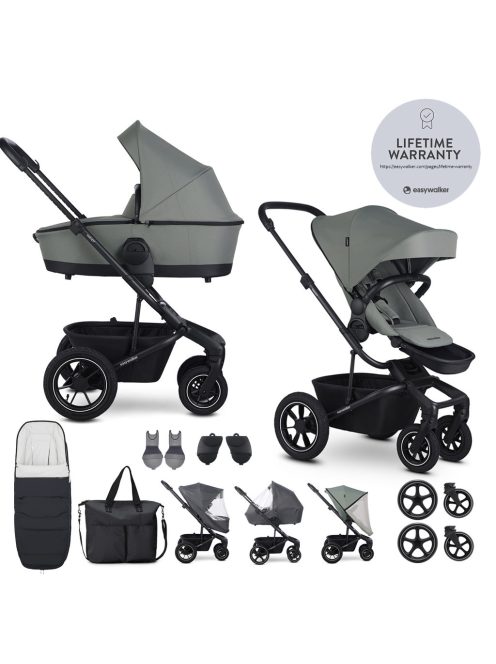 EASYWALKER Kombinált babakocsi Harvey⁵ Agave Green XXL AIR