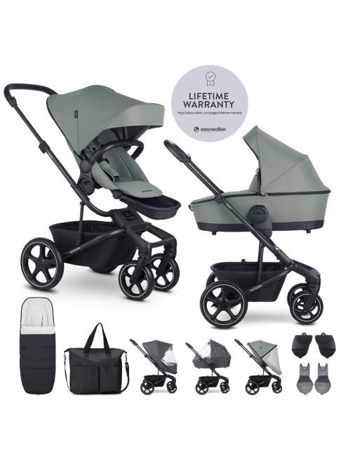 EASYWALKER Kombinált babakocsi Harvey⁵ Agave Green XXL RWS