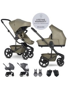   EASYWALKER XL szett kombinált Harvey NXT babakocsi tartozékokkal Moss Green
