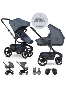   EASYWALKER XL szett kombinált Harvey NXT babakocsi kiegészítőkkel Mély Kék
