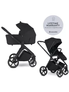 EASYWALKER Kombinált babakocsi Zoey Go - Pure Black
