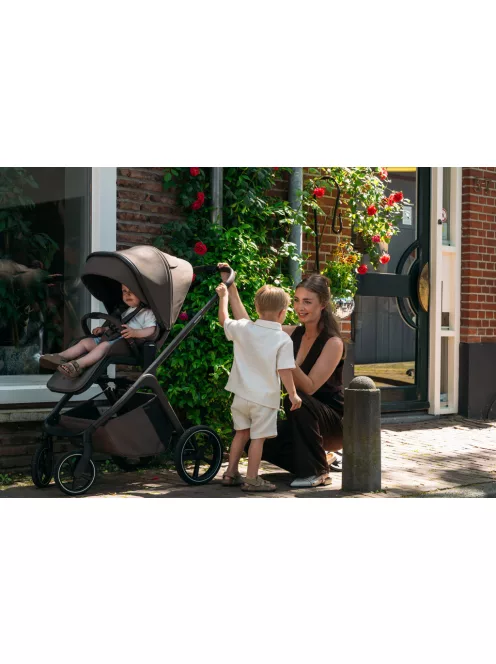 EASYWALKER Kombinált babakocsi Zoey Go - Pure Black