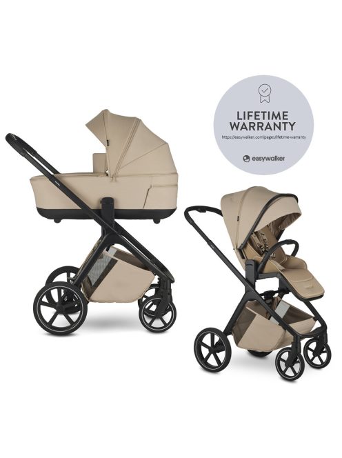 EASYWALKER Kombinált babakocsi Zoey Almond Taupe
