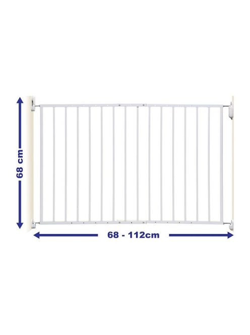 DREAMBABY Arizona kétpaneles biztonsági rács 68-112 cm Metal