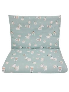   EKO Ágynemű 2 részes pamut Dogs Mint mintával 40x60 cm, 90x120 cm