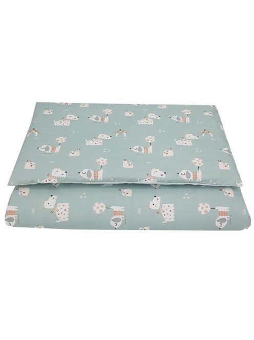 EKO Ágynemű 2 részes pamut Dogs Mint mintával 40x60 cm, 90x120 cm