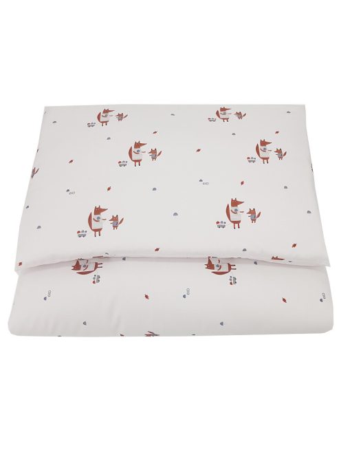 EKO Ágynemű 2-részes pamut Fox 90x120cm, 40x60cm