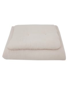   EKO Ágynemű szett 2 részes muszlin 30x40 cm, 75x100 cm - Beige 