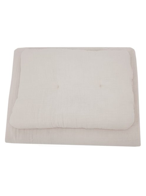 EKO Ágynemű szett 2 részes muszlin 30x40 cm, 75x100 cm - Beige 