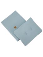 EKO Ágynemű szett 2 részes muszlin 30x40 cm, 75x100 cm - Blue