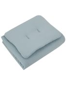 EKO Ágynemű szett 2 részes muszlin 30x40 cm, 75x100 cm - Blue