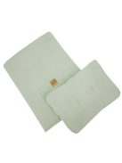 EKO Ágynemű szett 2 részes muszlin 30x40 cm, 75x100 cm - Mentol