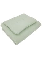 EKO Ágynemű szett 2 részes muszlin 30x40 cm, 75x100 cm - Mentol