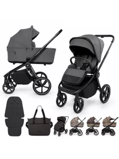 MUUVO Kombinált babakocsi 2in1 Fold - Iron Graphite